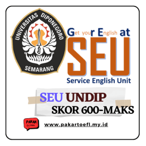 JOKI TOEFL SEU UNDIP SKOR 600 MURAH