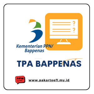 JOKI TPA BAPPENAS MURAH PAKAR TOEFL